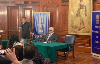 A media briefing by Mr. Harish Salve, Senior Advocate and India's Counsel at the International Court of Justice at The Hague in Mr. Kulbhushan Jadhav's case, held at the High Commission on 17 July 2019.