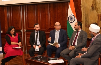 As a curtain-raiser to Global Maritime India Summit 2023, High Commission of India, London hosted a panel discussion on - Green Shipping and Emerging Technologies in Maritime Sector at India House.
