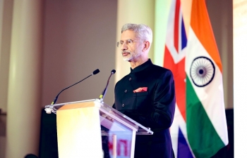 External Affairs Minister, Dr. S. Jaishankar  addressed the Indian Community at the Diwali reception in London - Nov 13, 2023 