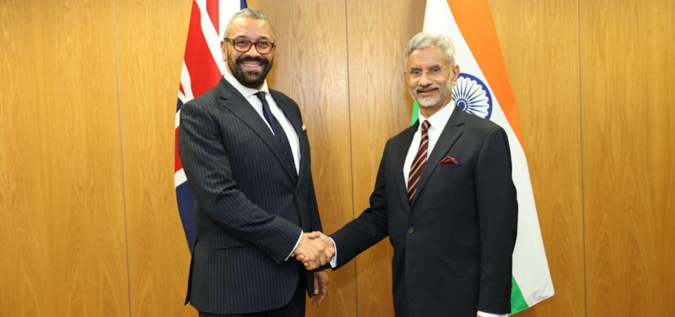  External Affairs Minister, Dr. S. Jaishankar met the UK Home Secretary, Mr. James Cleverly in London - Nov 13, 2023