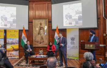 High Commission of India, London welcomed travel enthusiasts, bloggers, tour operators and journalists to a captivating conversation on Incredible India with George Kipouros, Editor in Chief, Wanderlust magazine in conversation with Amrit Singh, Managing Director, TransIndus at India House.