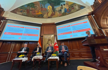 HCI London and Welch Government hosted an event "Wales in India" at India House.  A productive panel discussion on ‘Future of India - Wales cooperation in Economy, Research & Innovation’ underway with eminent panelists!
