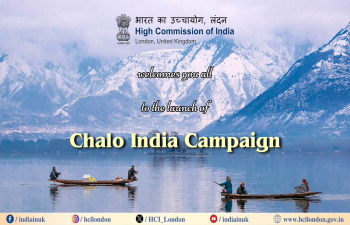 High Commission of India, London invited the members of Indian Diaspora to the launch of #ChaloIndia Global Diaspora Initiative
