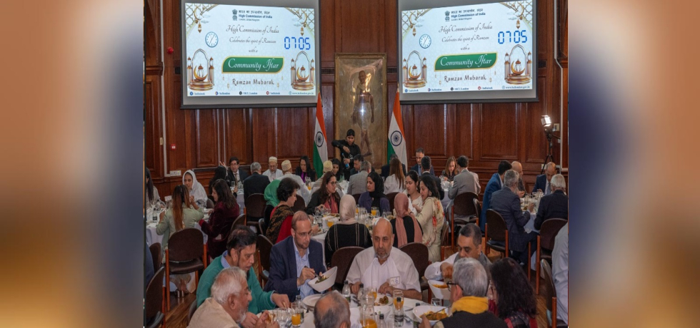 Community Iftar to celebrate the Holy month of Ramzan was observed at India House - March 22, 2024